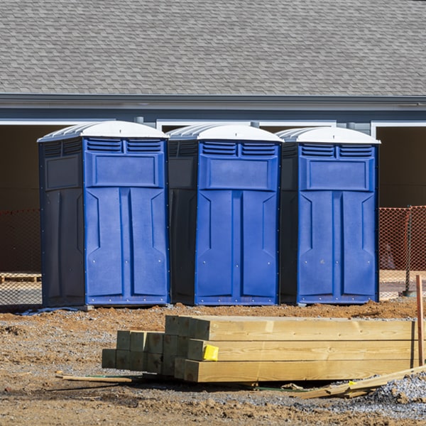 are there any restrictions on what items can be disposed of in the porta potties in Irwindale California